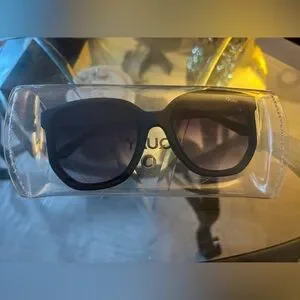 NWT Quay Australia Aqua Sunglasses Quay_NightfallMedium_BlackBlac  main image 3